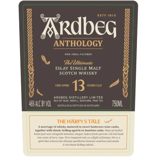 Ardbeg Anthology 13 Year Old The Harpy’s Tale - Image 2