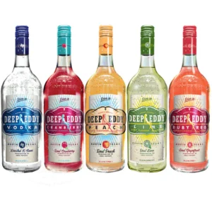 Deep Eddy Texas Straight, Cranberry, Peach, Lime & Ruby Red Grapefruit Vodka Bundle