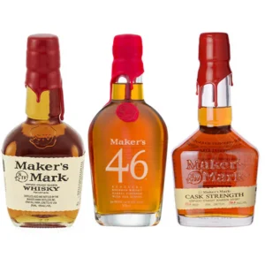 Maker’s Mark Bourbon 375ml & Cask Strength 375ml & 46 375ml Bundle