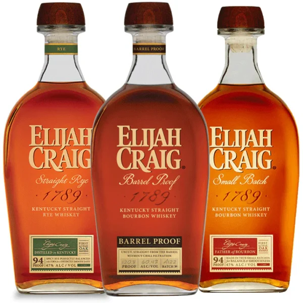 Elijah Craig Barrel Proof A122, Elijah Craig Small Batch, & Elijah Craig Rye Bundle