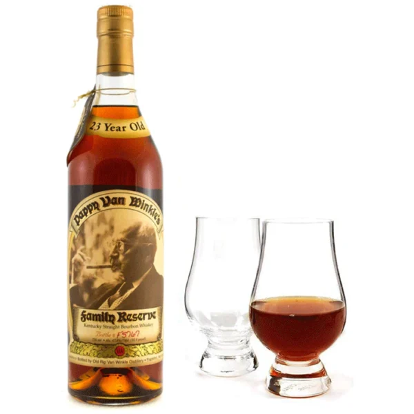 Pappy Van Winkle’s Family Reserve 23 Years Old with Glencairn Set Bundle