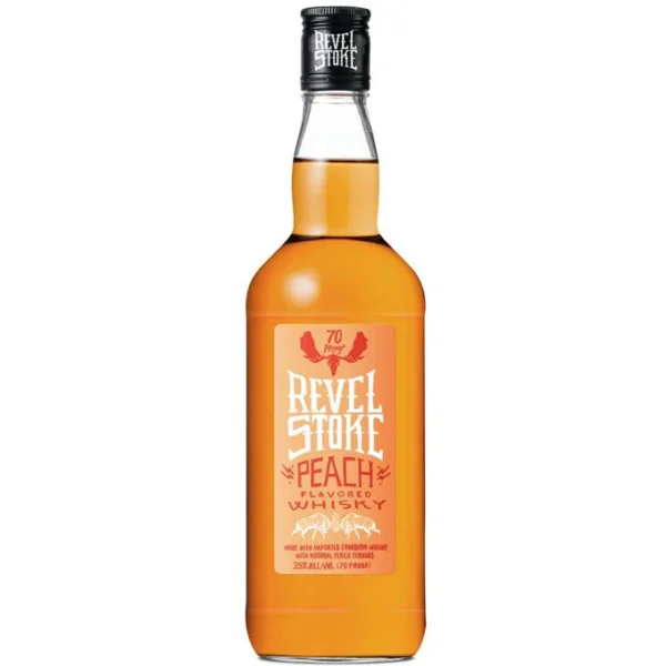 Revel Stoke Peach Flavored Whiskey