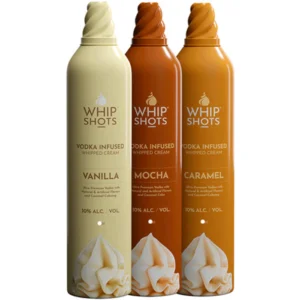 Whipshots Vodka Infused Whipped Cream by Cardi B Bundle 200ml